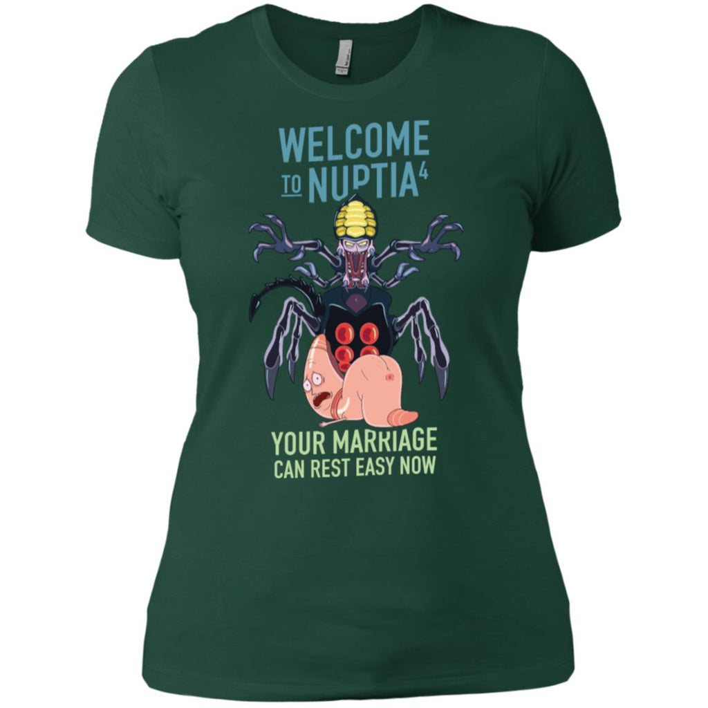 Rick And Morty Welcome To Nuptia Women T-Shirt