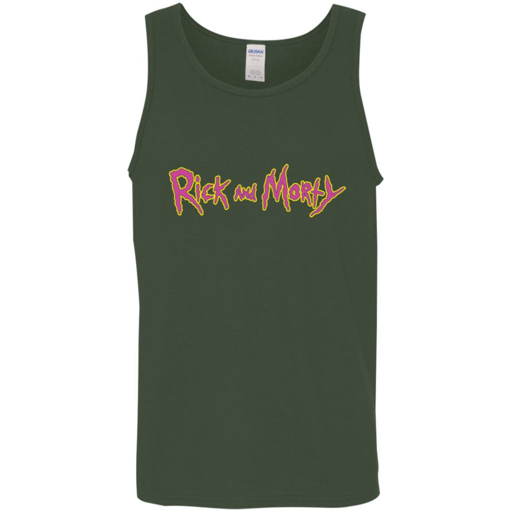 Rick And Morty Title Typography Shirt Men Tank Top