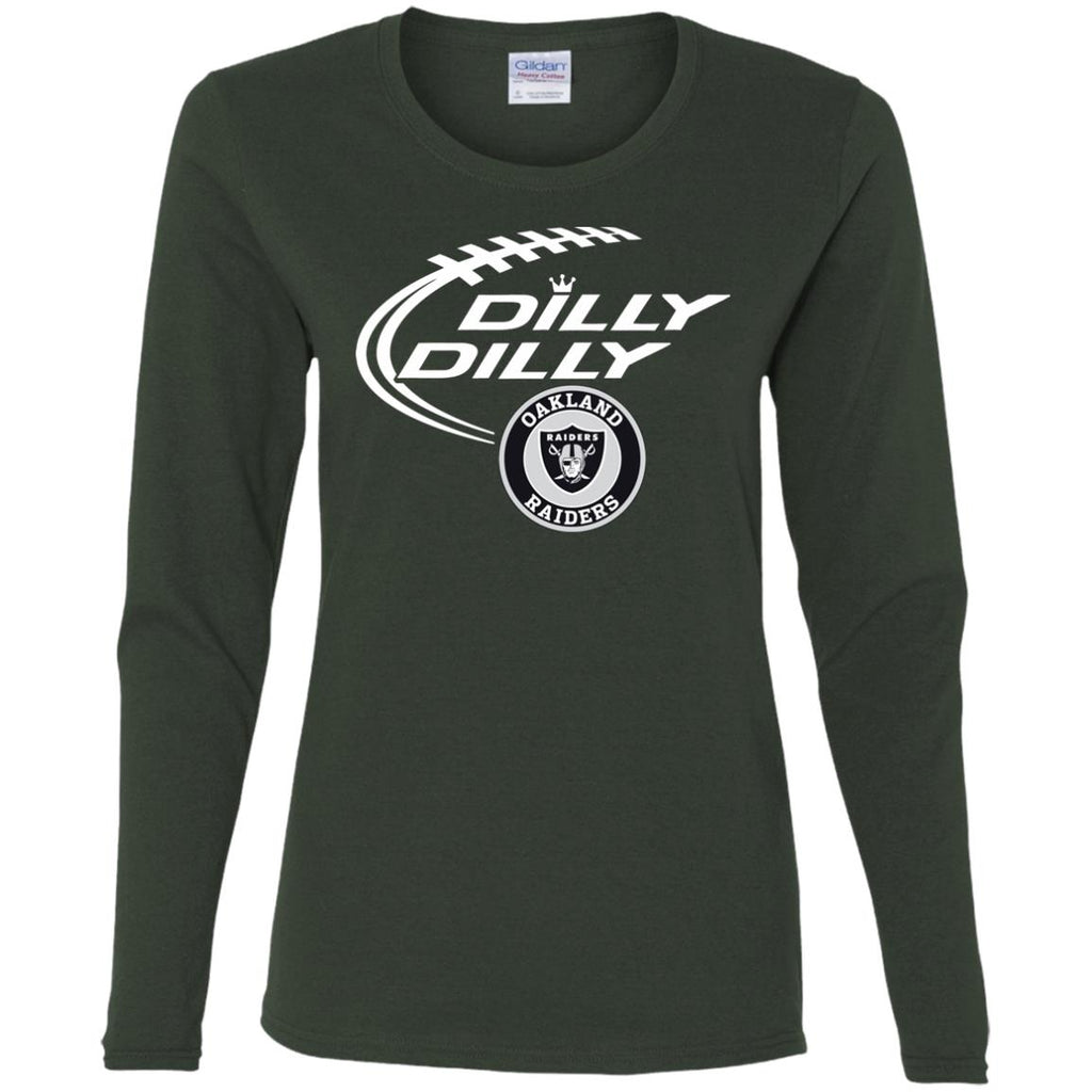 Dilly Dilly Oakland Raiders Nfl Football Women Long Sleeve Shirt