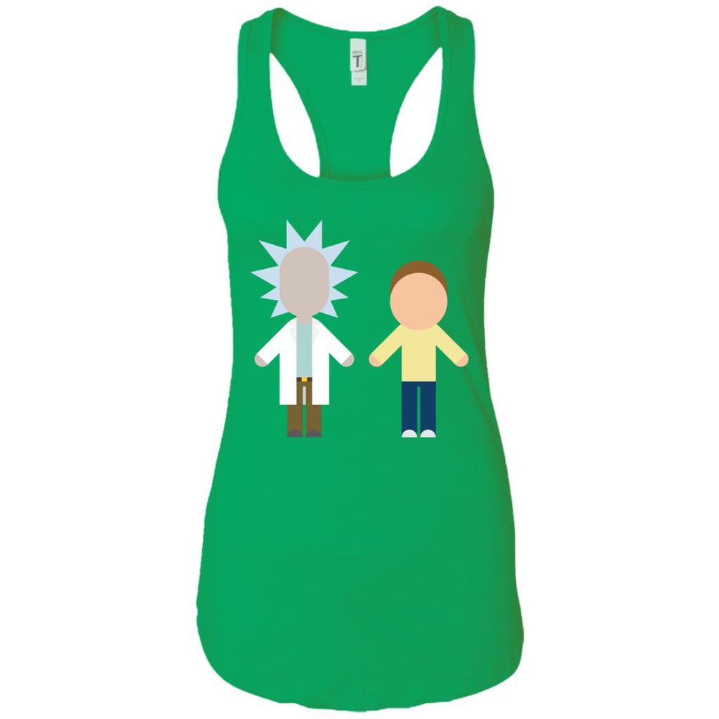 Rick And Morty Chibi Style Women Tank