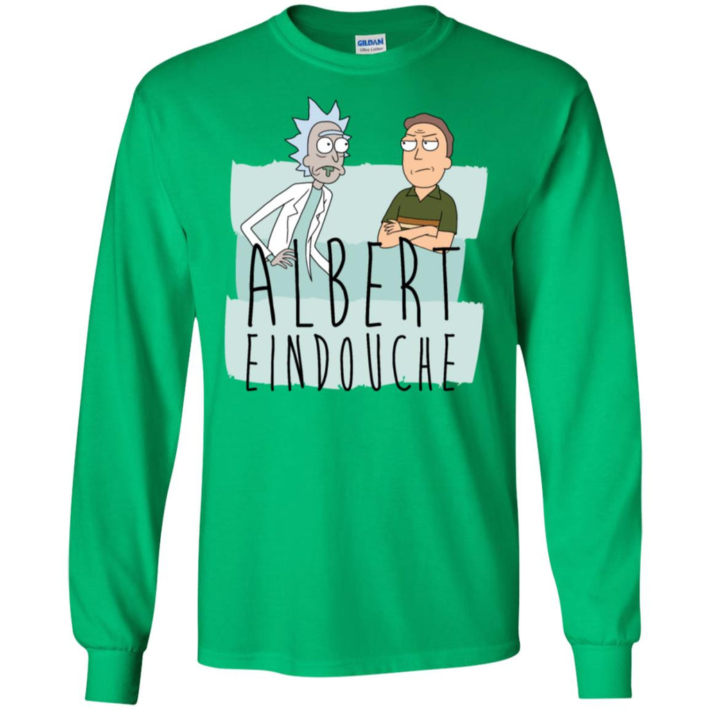 Rick And Morty Albert Eindouche Parody Men Long SLeeve Shirt