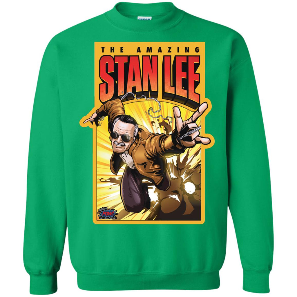 Pow - Entertainment's Amazing Stan Lee Unisex Crewneck Pullover Sweatshirt