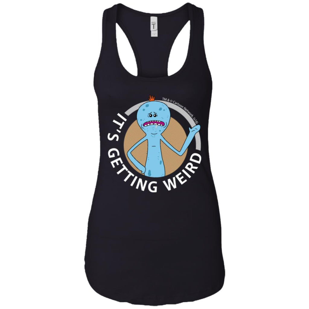 Rick And Morty Mr Meeseeks It's Getting Weird Mug Women Tank