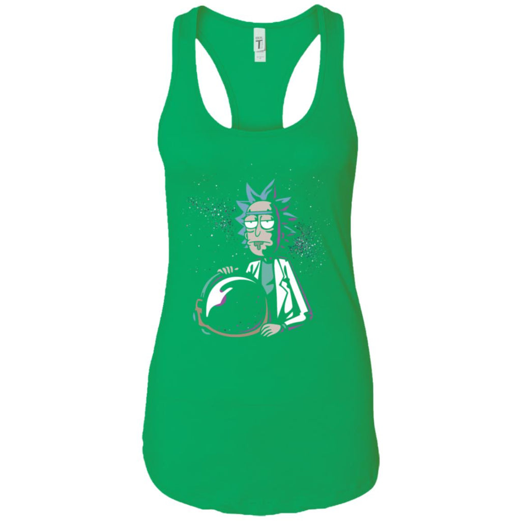 Rick And Morty Astronaut Helmet Women Tank