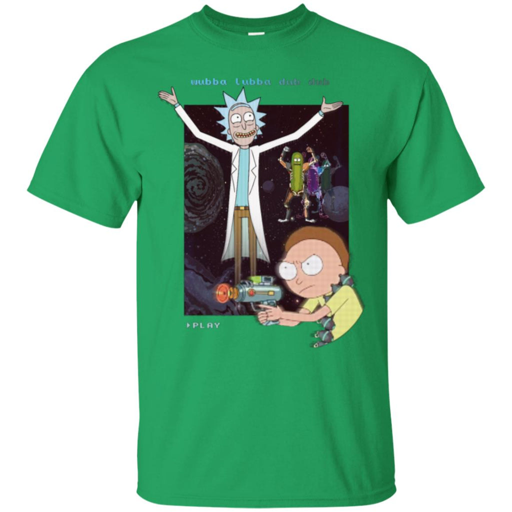 Rick And Morty Retro Video Game Men T-Shirt
