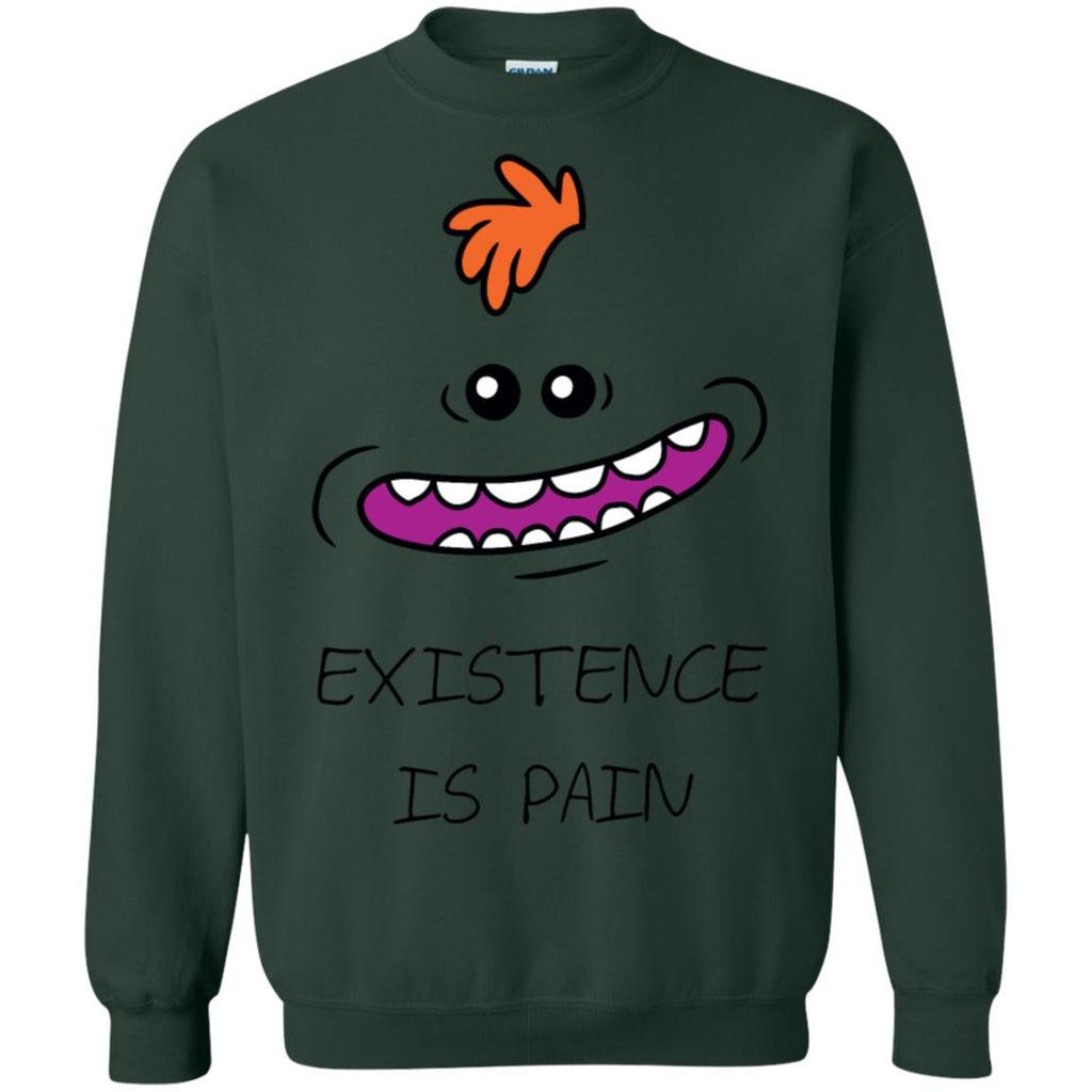 Rick And Morty Mr Meeseeks Existence Is Pain Unisex Crewneck Pullover Sweatshirt