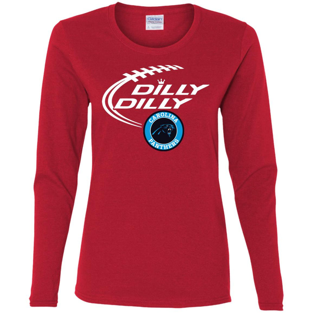 Dilly Dilly Carolina Panthers Nfl Football Women Long Sleeve Shirt