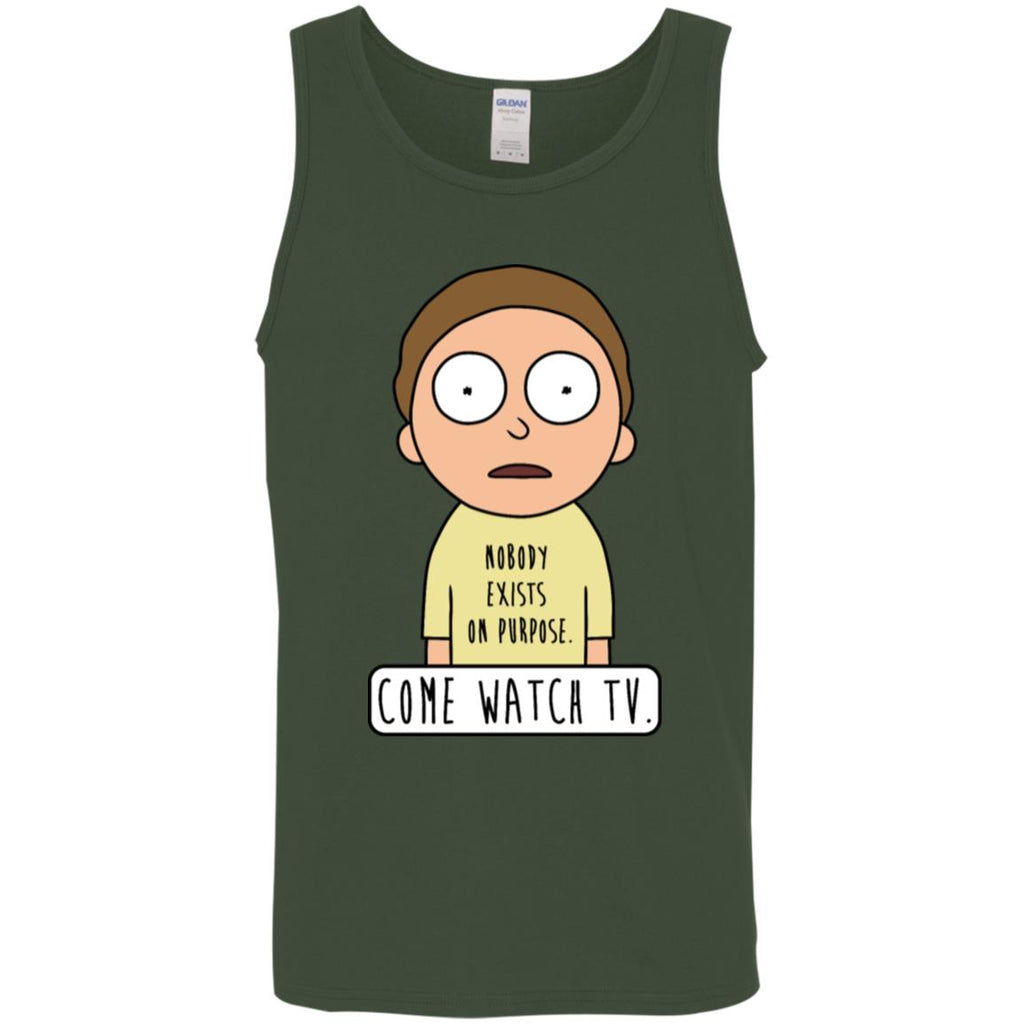 Rick And Morty Come Watch Tv Quote Men Tank Top