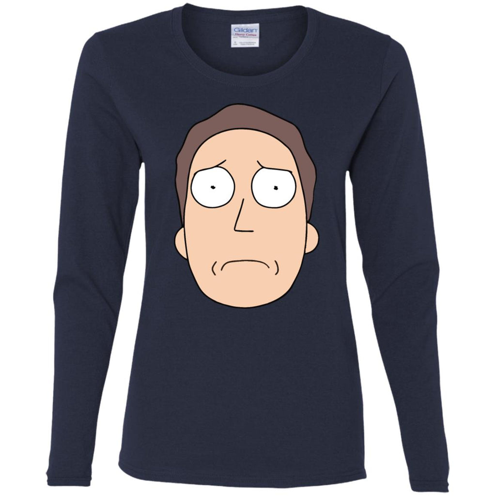Rick And Morty Jerry Smith Women Long Sleeve Shirt