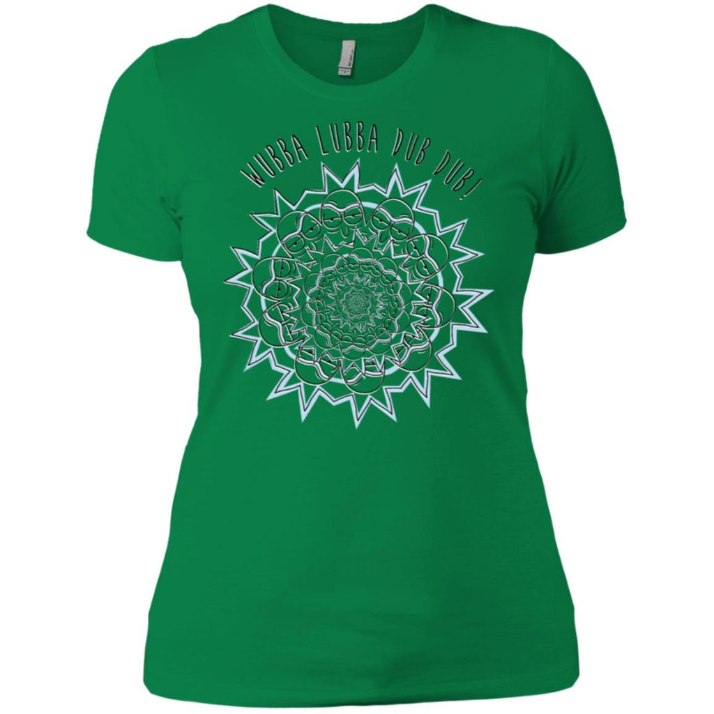 Rick And Morty Wubba Lubba Dub Dub Slogan Women T-Shirt