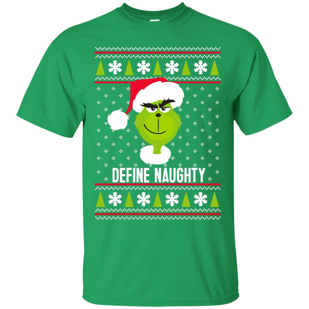 Dr. Seuss The Grinch Naughty Grinch Christmas Sweatshirt Men T-Shirt