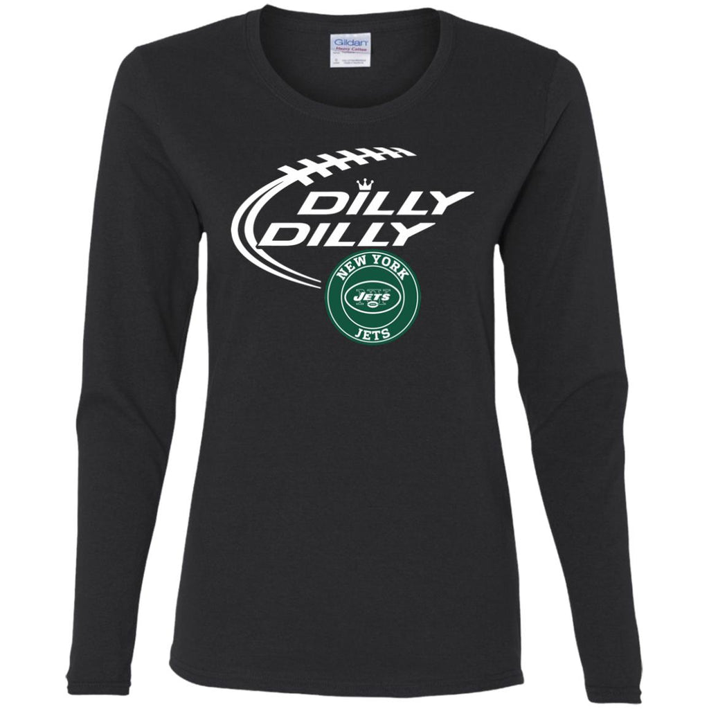 Dilly Dilly New York Jets Nfl Football Women Long Sleeve Shirt