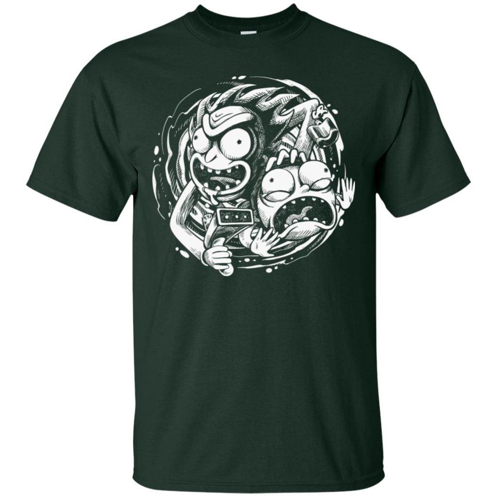 Rick And Morty Time Warp Travels Men T-Shirt