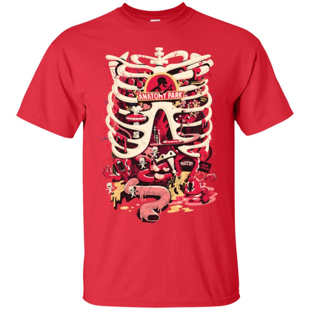 Rick And Morty Anatomy Park Skeleton Men T-Shirt