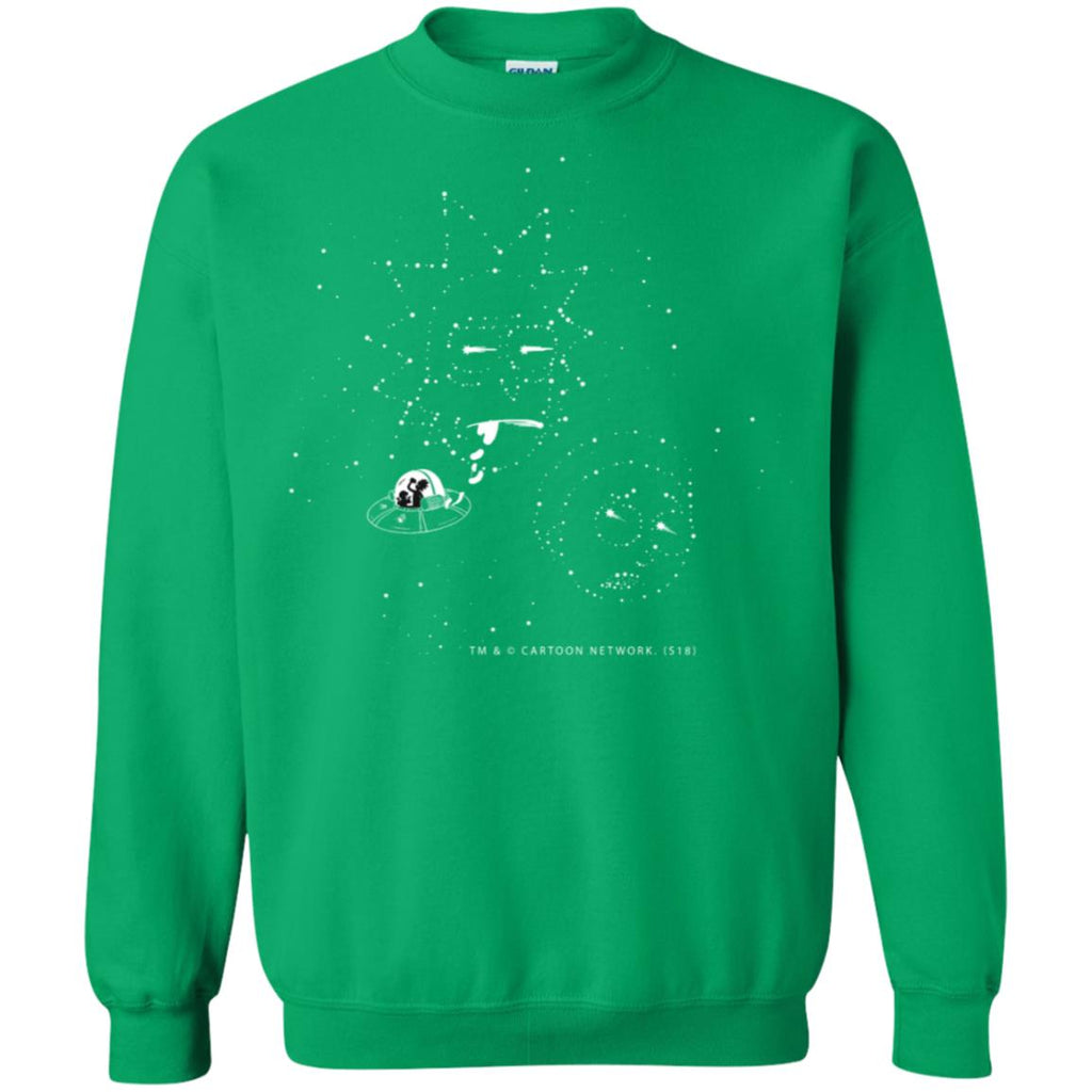 Rick And Morty Stars In The Sky Mug Unisex Crewneck Pullover Sweatshirt