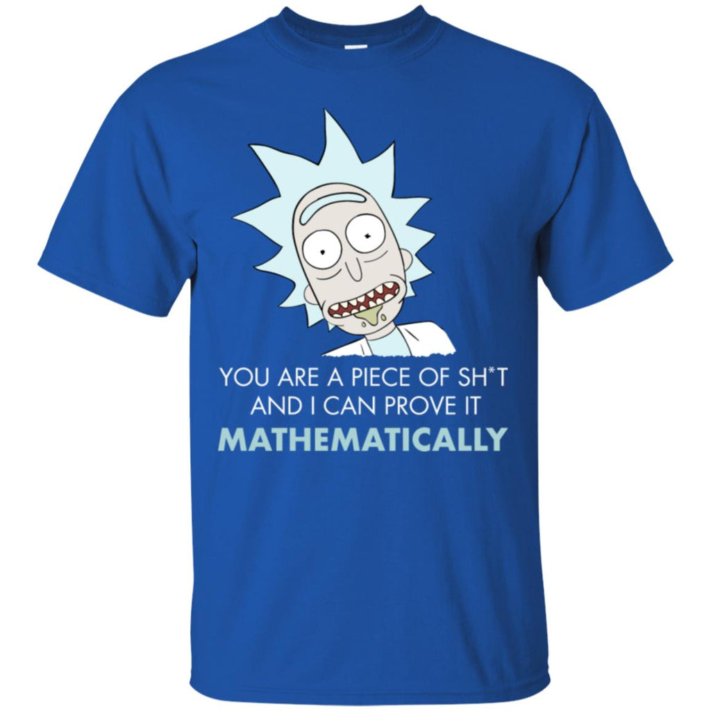Rick And Morty Mathematical Proof Quote Men T-Shirt
