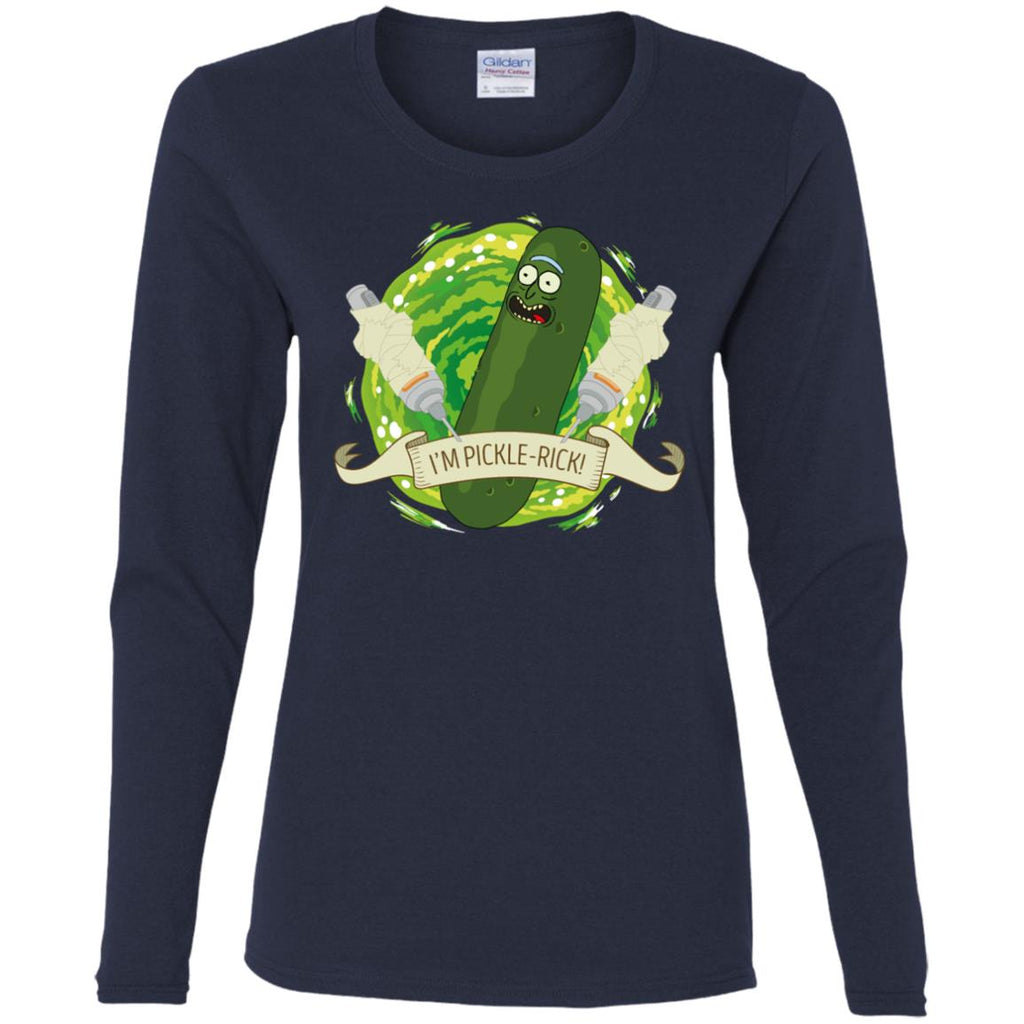 Rick And Morty I'm Pickle Rick Women Long Sleeve Shirt