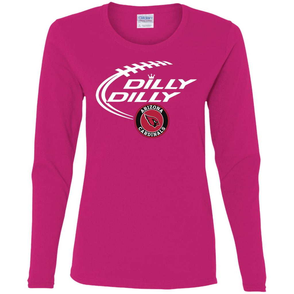Dilly Dilly Arizona Cardinals Nfl Football Women Long Sleeve Shirt