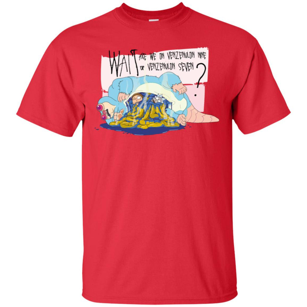 Ricky And Morty Which Venzenulon Are We On Men T-Shirt