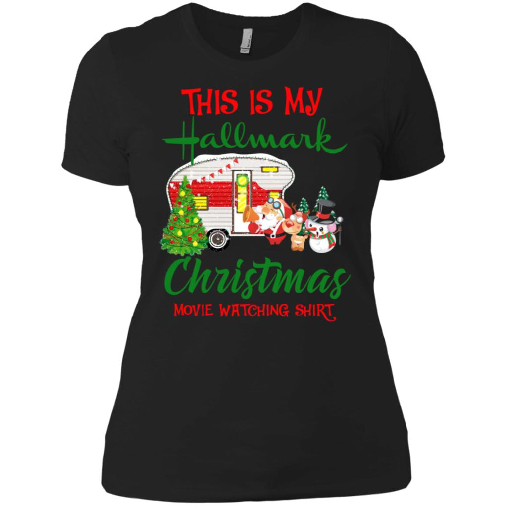 This Is My Hallmark Christmas Movie Watching Women T-Shirt