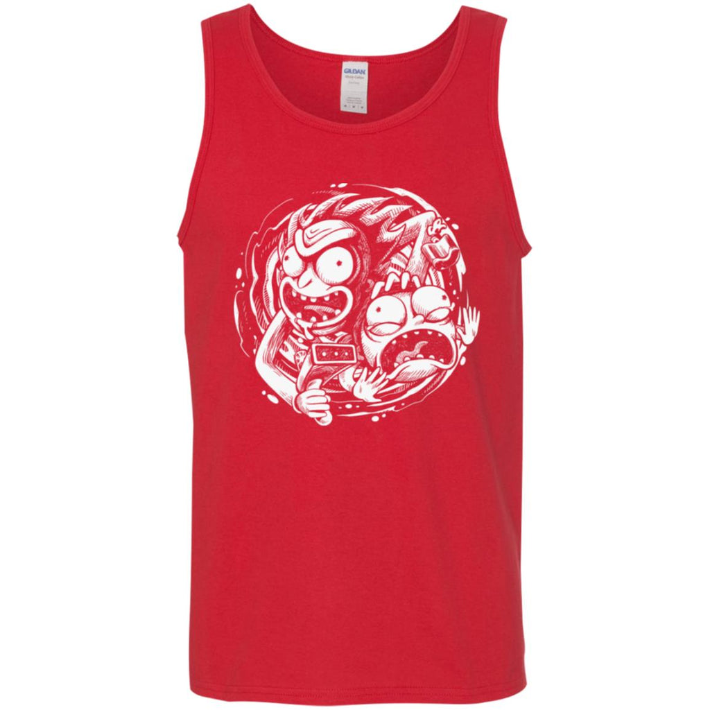 Rick And Morty Time Warp Travels Men Tank Top