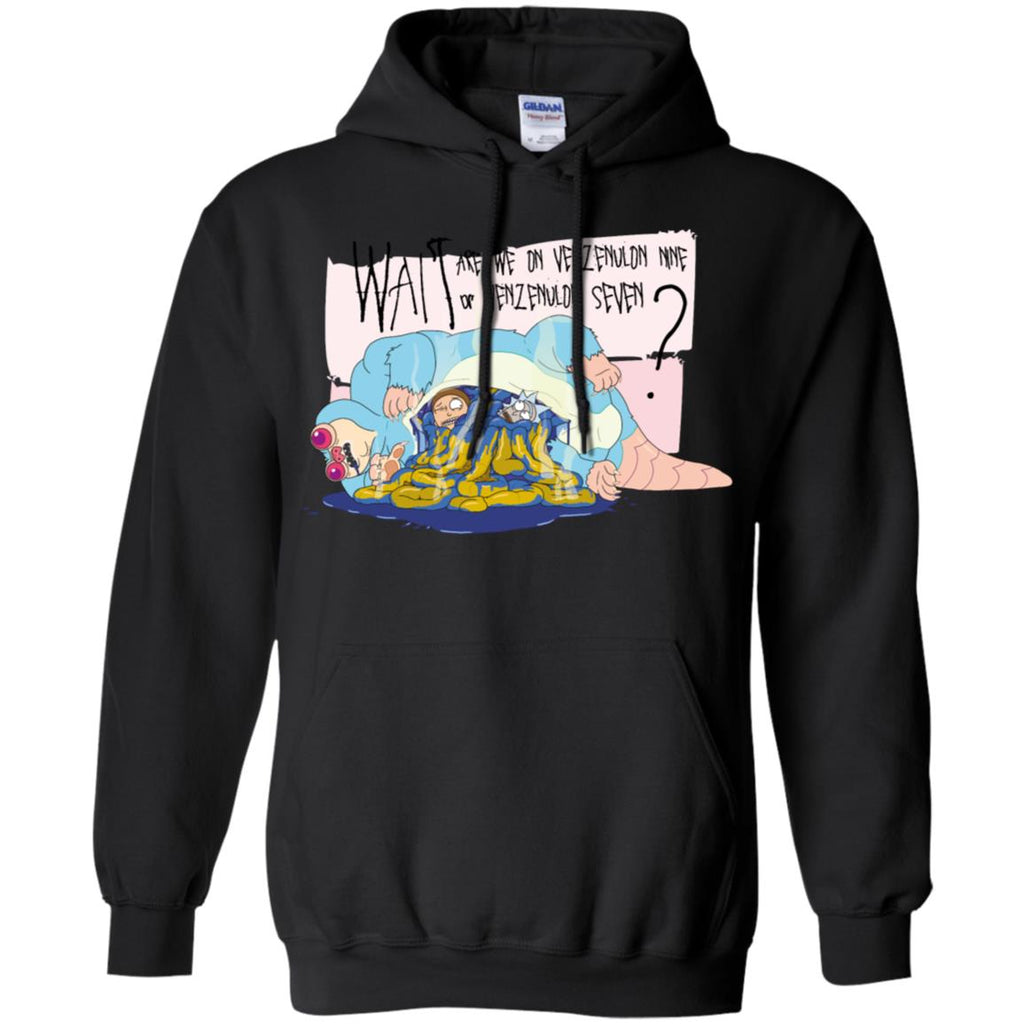 Ricky And Morty Which Venzenulon Are We On Men Pullover Hoodie