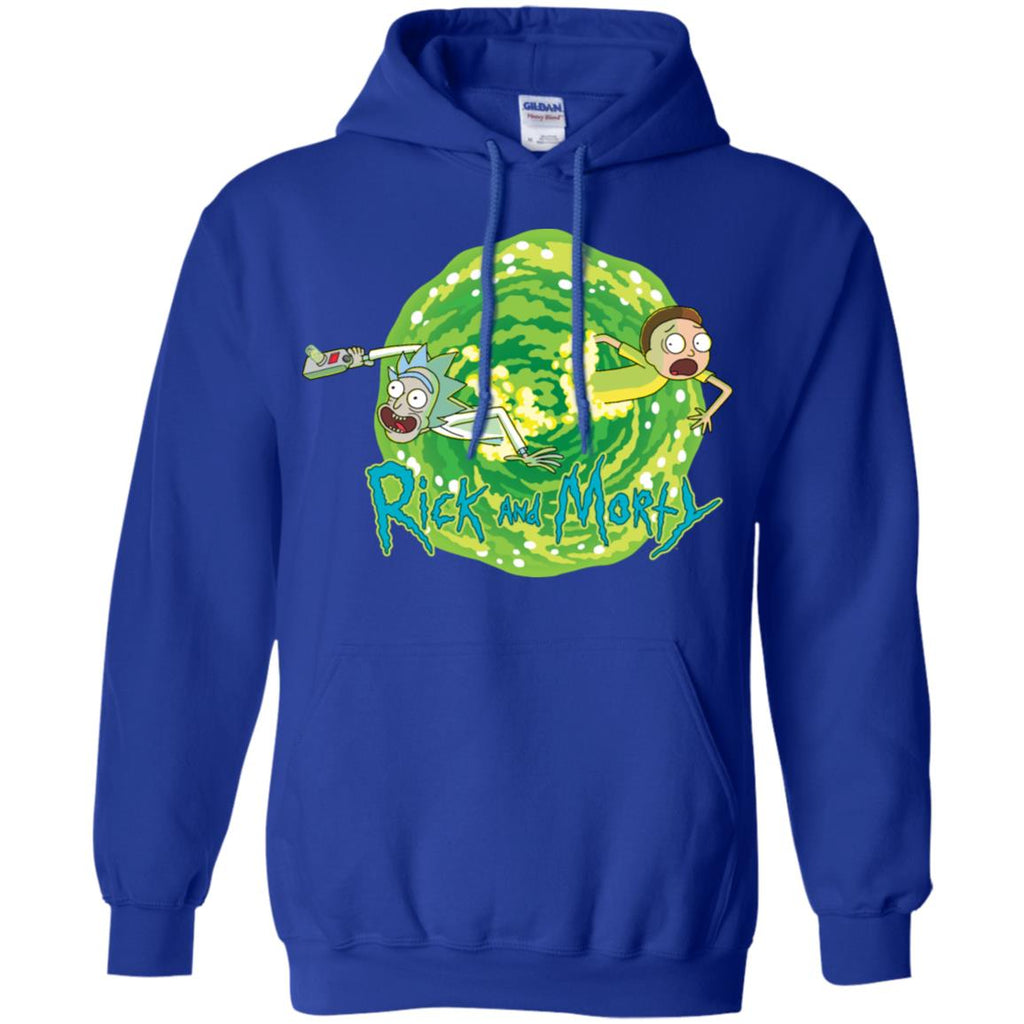 Rick And Morty Multidimensional Travel Men Pullover Hoodie