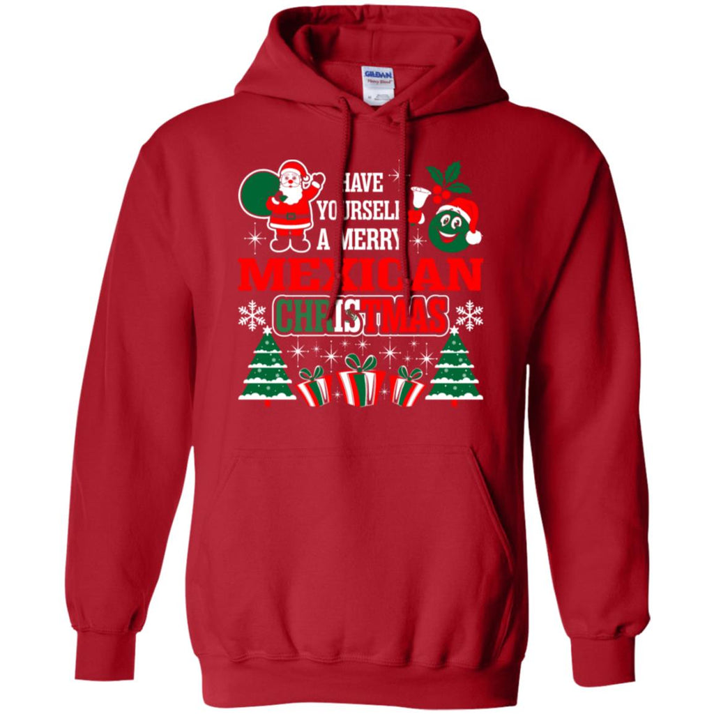 Have Yourself A Merry Mexican Christmas Men Pullover Hoodie