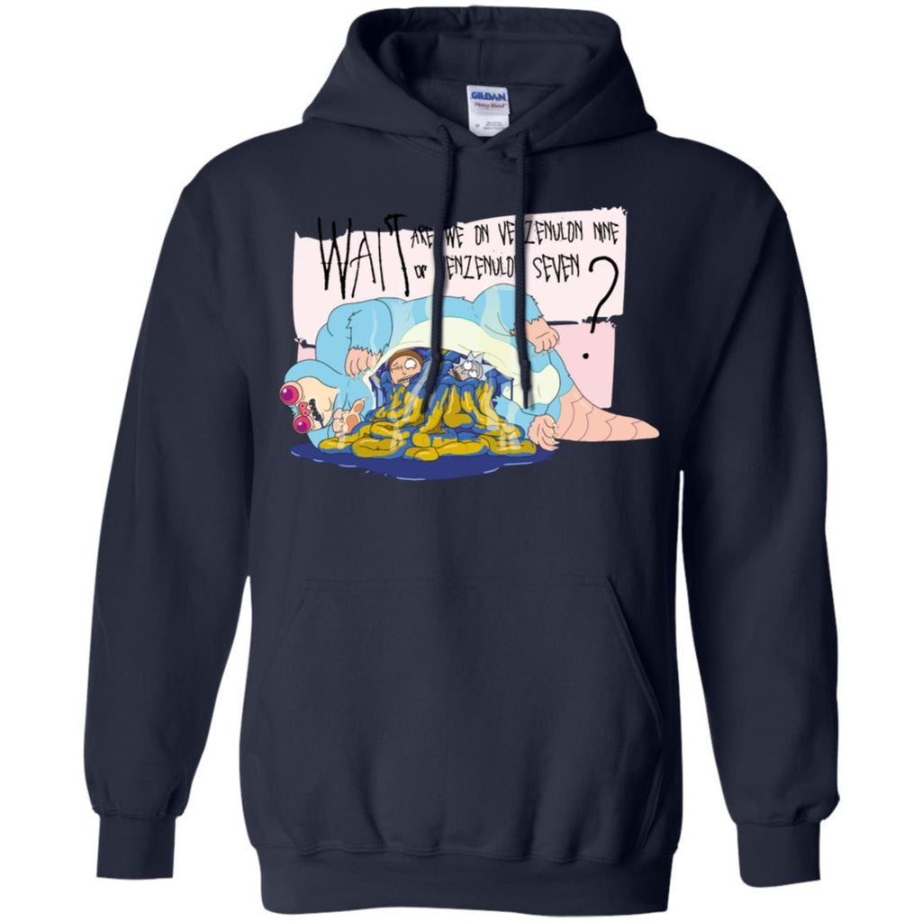 Ricky And Morty Which Venzenulon Are We On Men Pullover Hoodie
