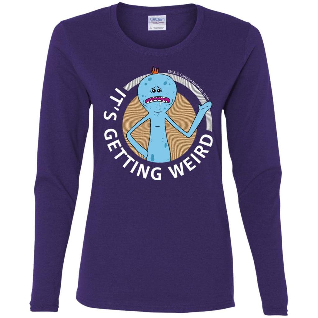 Rick And Morty Mr Meeseeks It's Getting Weird Mug Women Long Sleeve Shirt