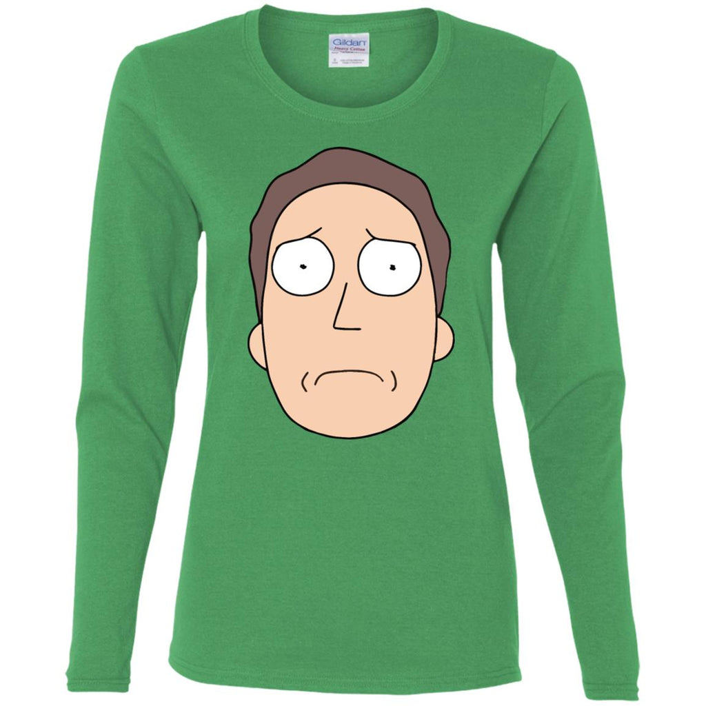 Rick And Morty Jerry Smith Women Long Sleeve Shirt