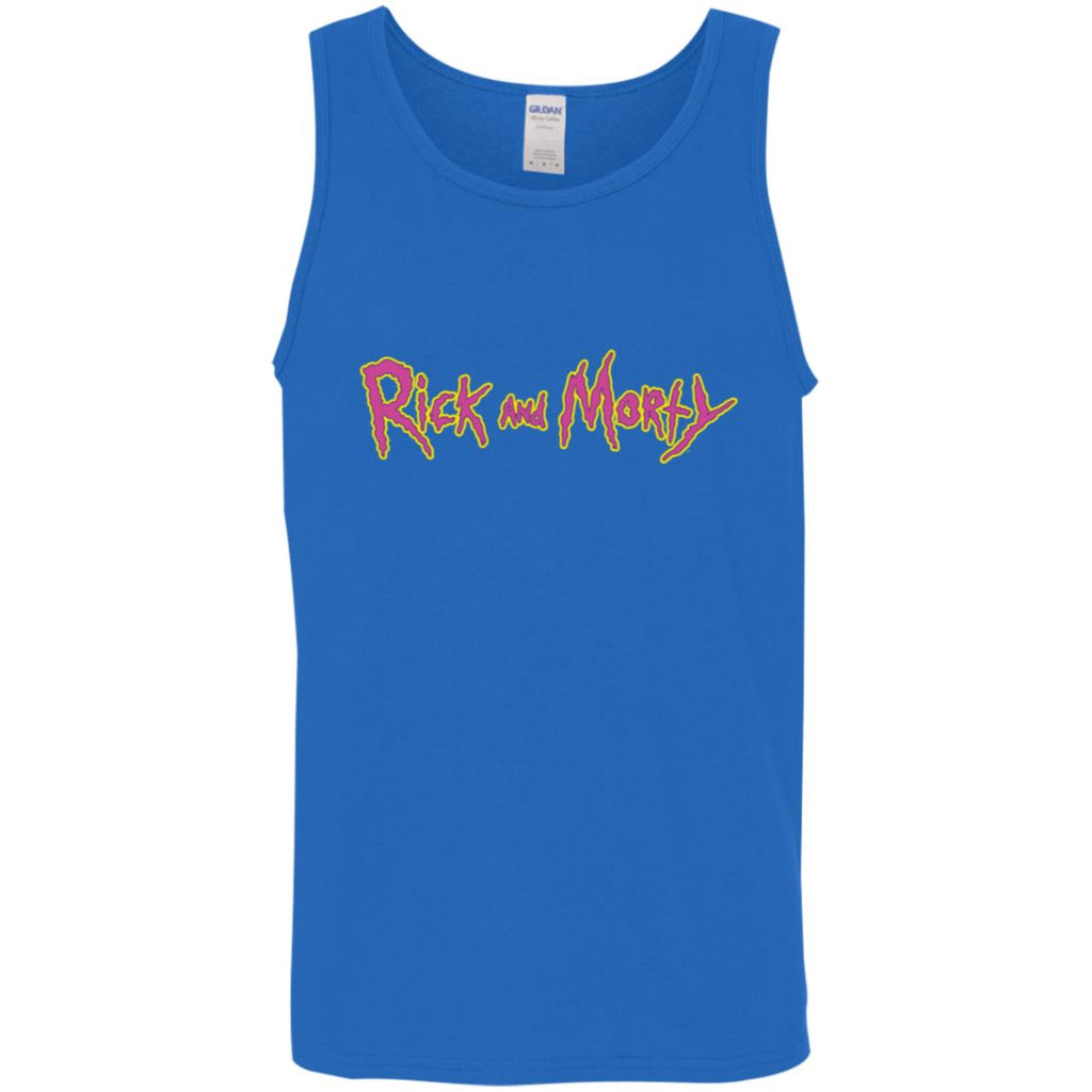 Rick And Morty Title Typography Shirt Men Tank Top