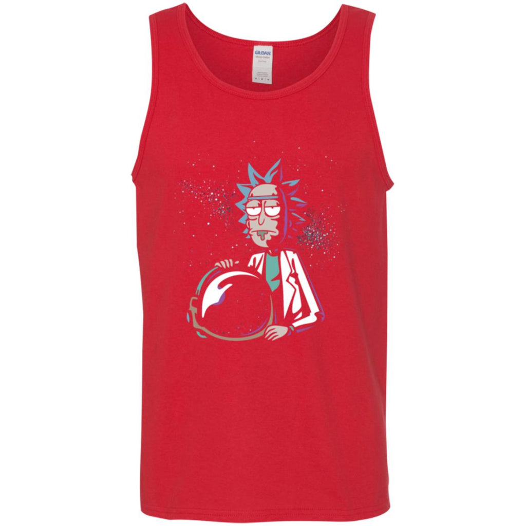 Rick And Morty Astronaut Helmet Men Tank Top