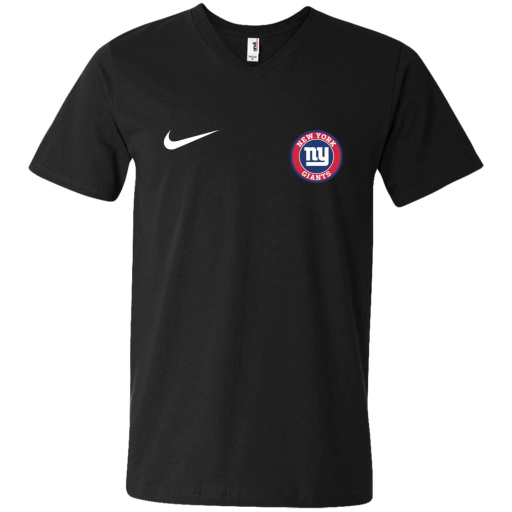 Nike New York Giants Nfl Football Men V-Neck T-Shirt