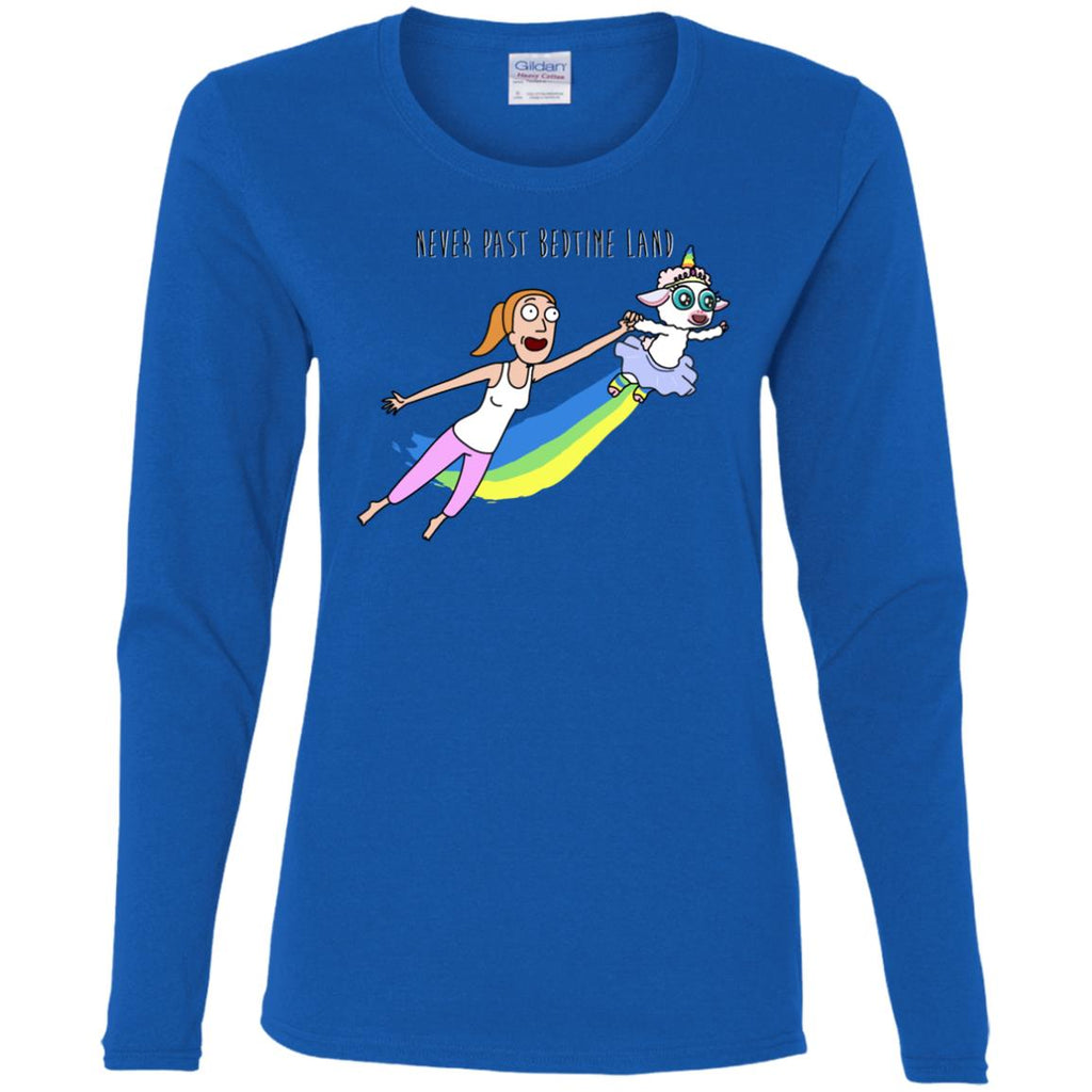 Rick And Morty Summer Never Past Bedtime Land Women Long Sleeve Shirt