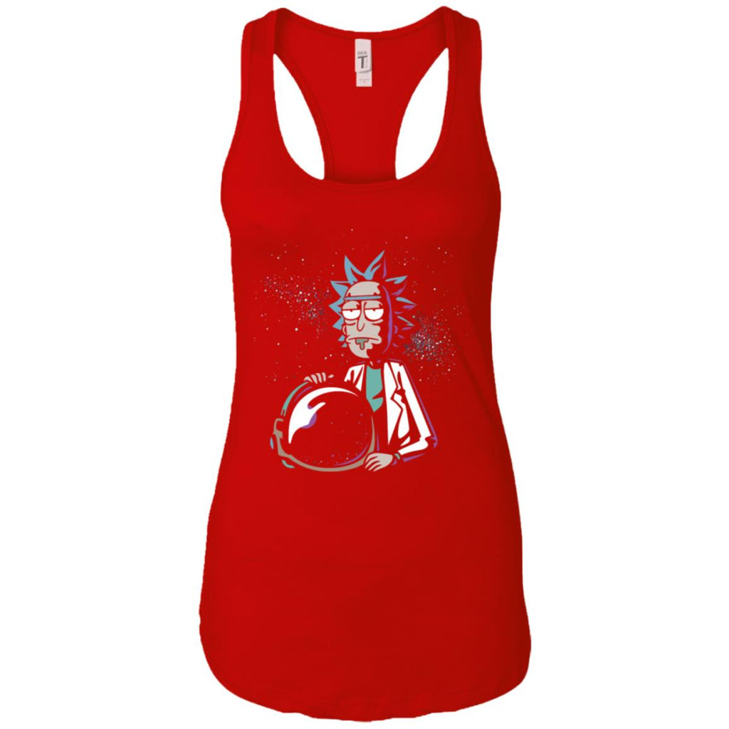 Rick And Morty Astronaut Helmet Women Tank