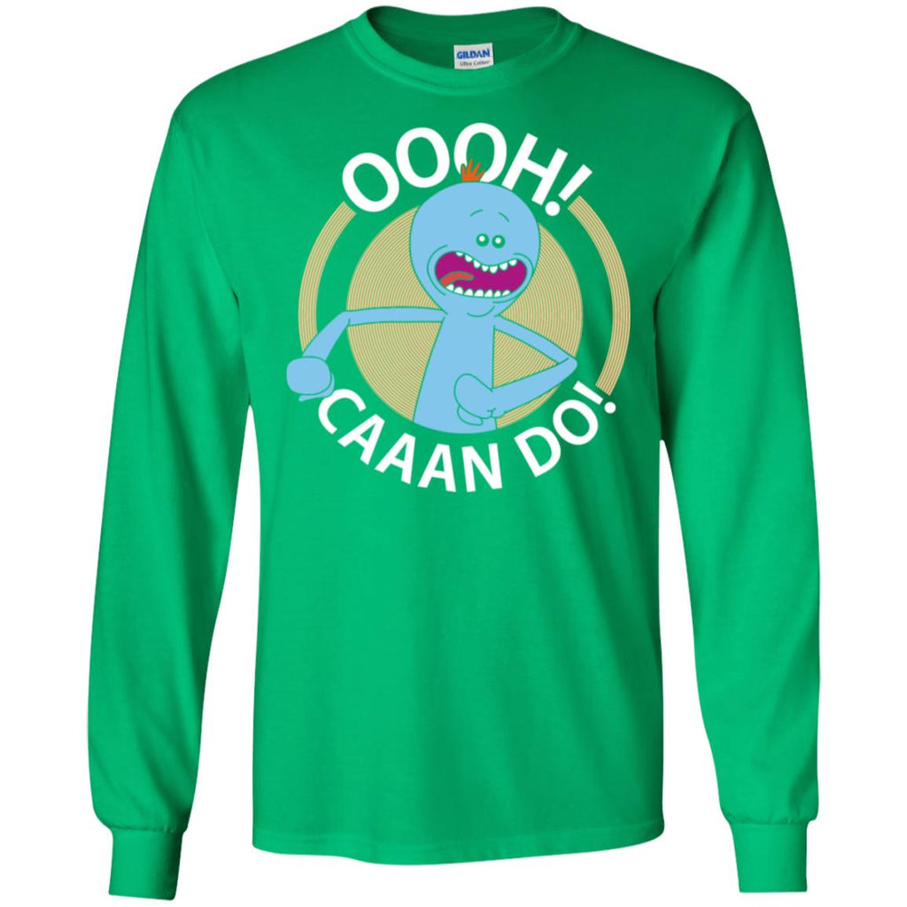 Rick And Morty Mr Meeseeks Oooh Caaan Do Men Long SLeeve Shirt