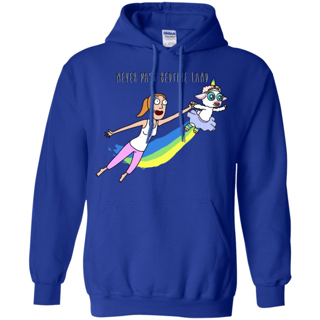 Rick And Morty Summer Never Past Bedtime Land Men Pullover Hoodie