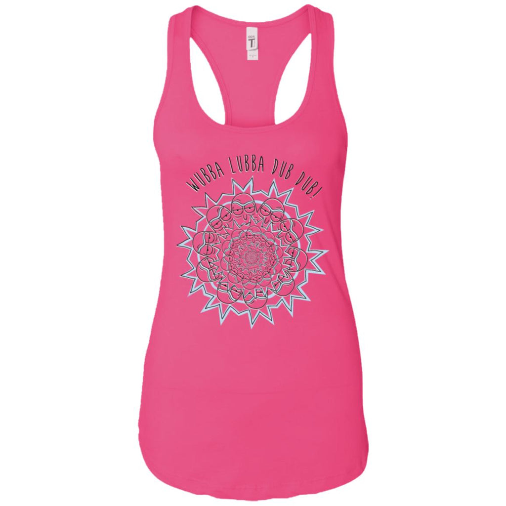 Rick And Morty Wubba Lubba Dub Dub Slogan Women Tank