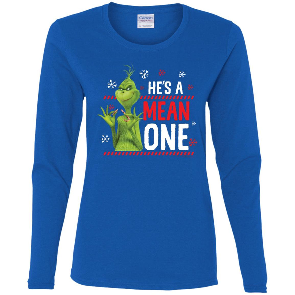 Dr. Seuss The Grinch Me Being Jolly Women Long Sleeve Shirt