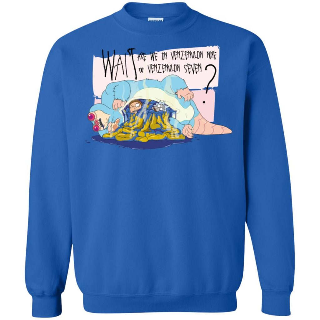 Ricky And Morty Which Venzenulon Are We On Unisex Crewneck Pullover Sweatshirt