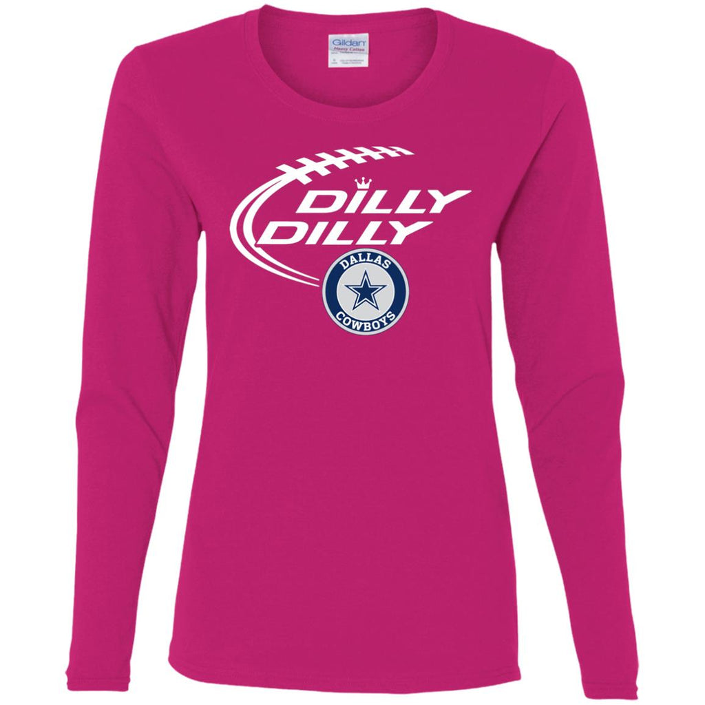 Dilly Dilly Dallas Cowboys Nfl Football Women Long Sleeve Shirt