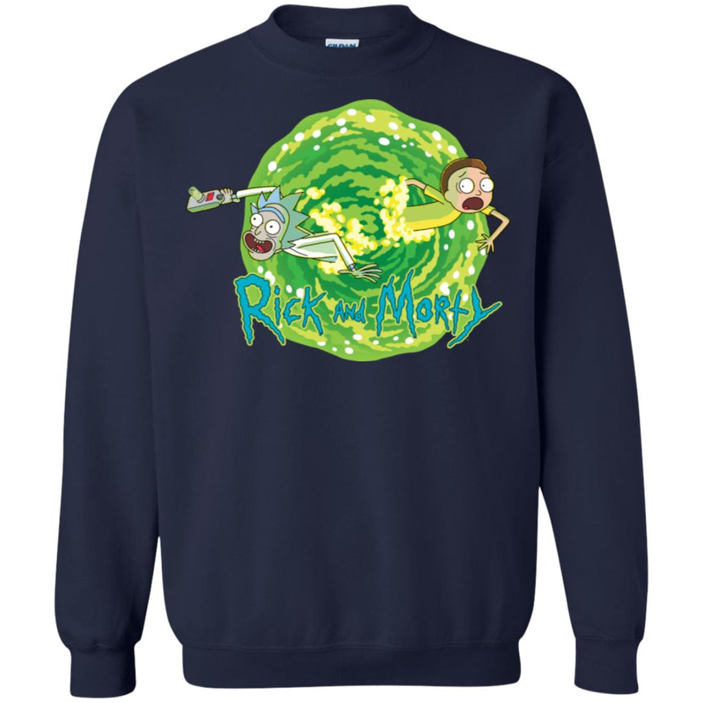 Rick And Morty Multidimensional Travel Unisex Crewneck Pullover Sweatshirt