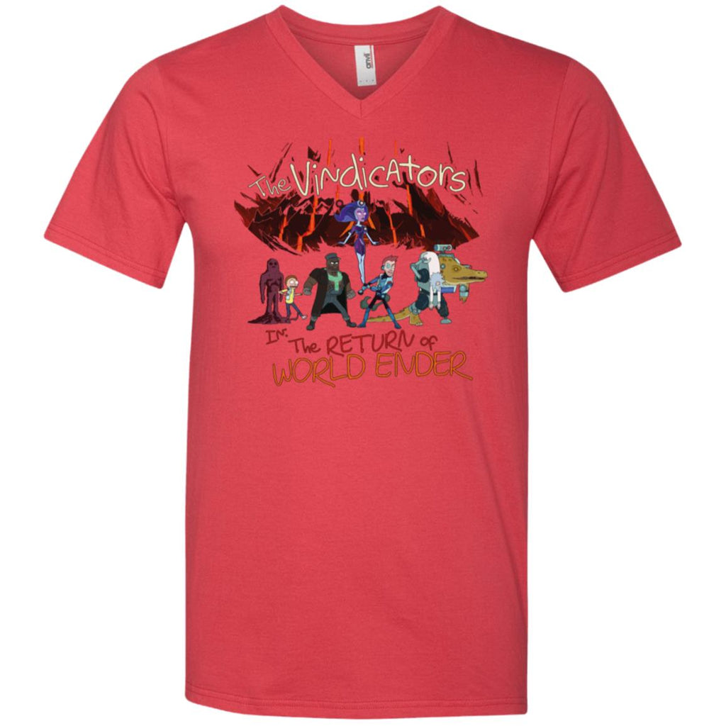 Rick And Morty The Vindicators Men V-Neck T-Shirt