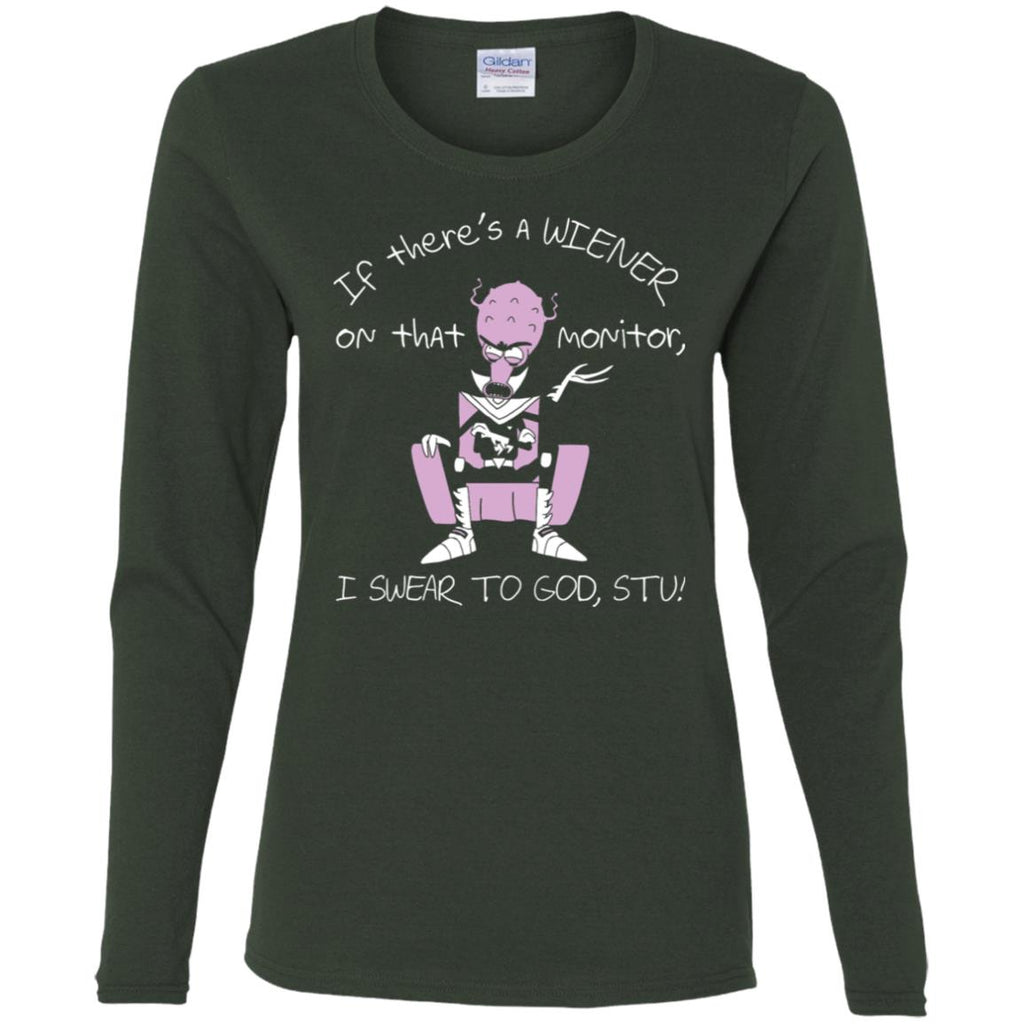 Rick And Morty If There's A Wiener Women Long Sleeve Shirt