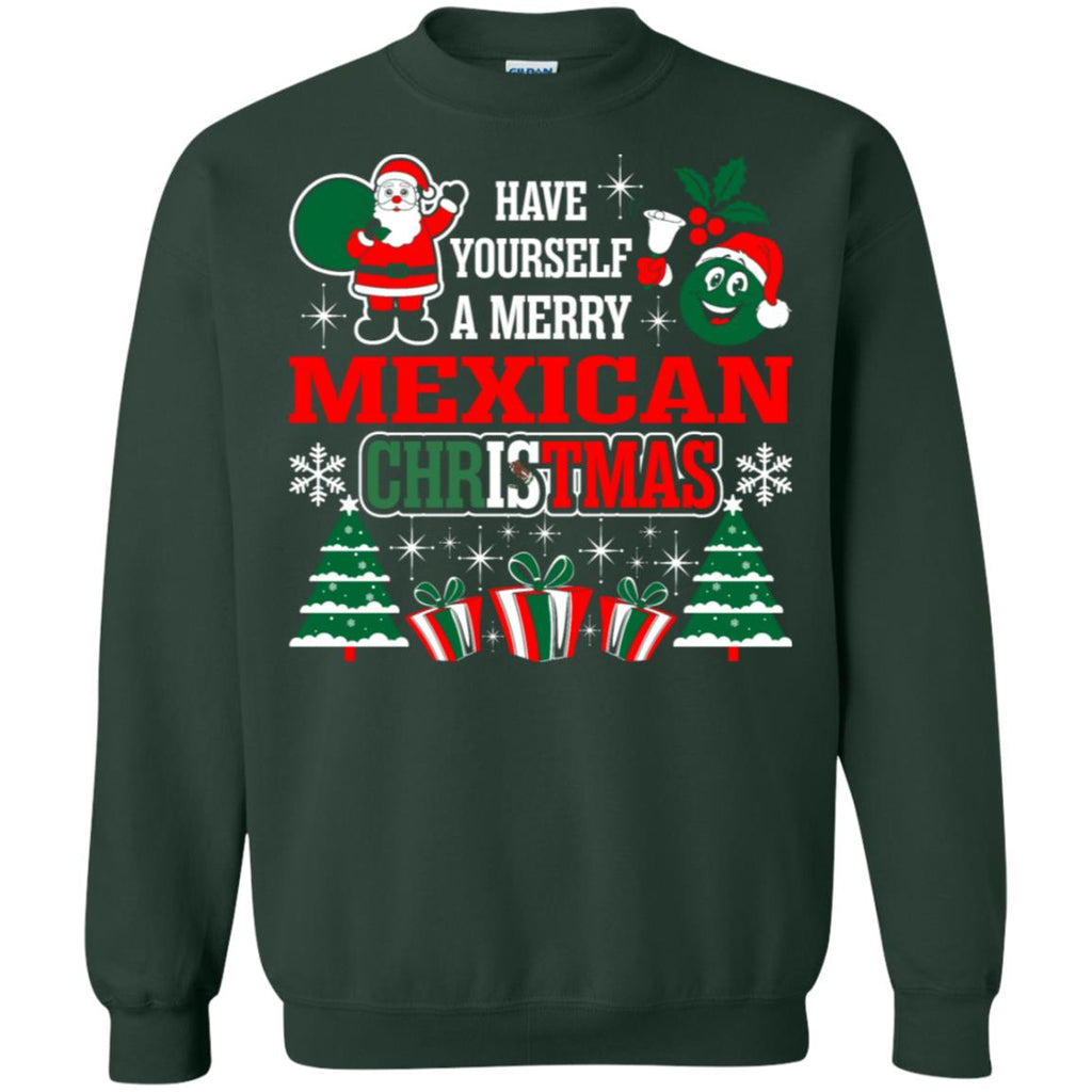 Have Yourself A Merry Mexican Christmas Unisex Crewneck Pullover Sweatshirt