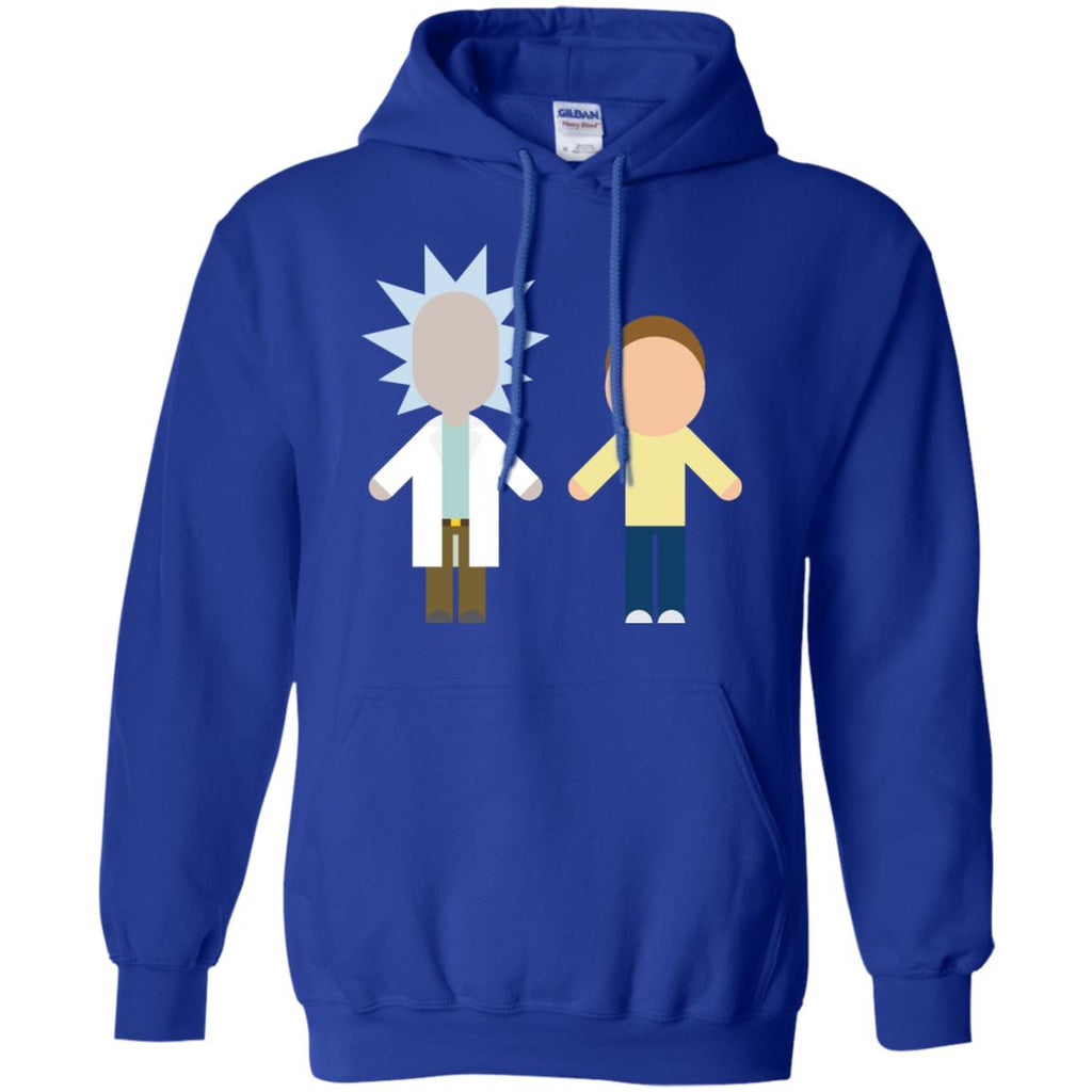 Rick And Morty Chibi Style Men Pullover Hoodie