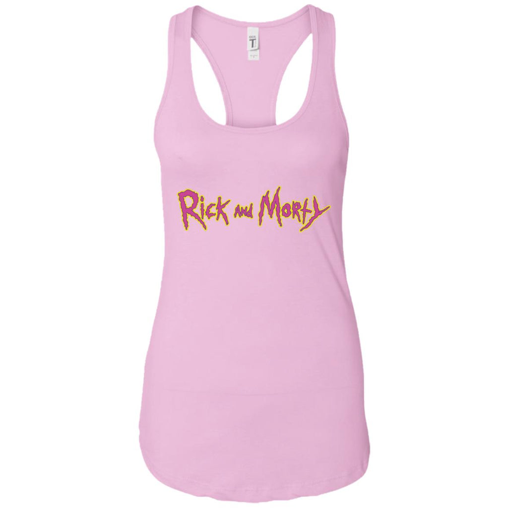 Rick And Morty Title Typography Shirt Women Tank