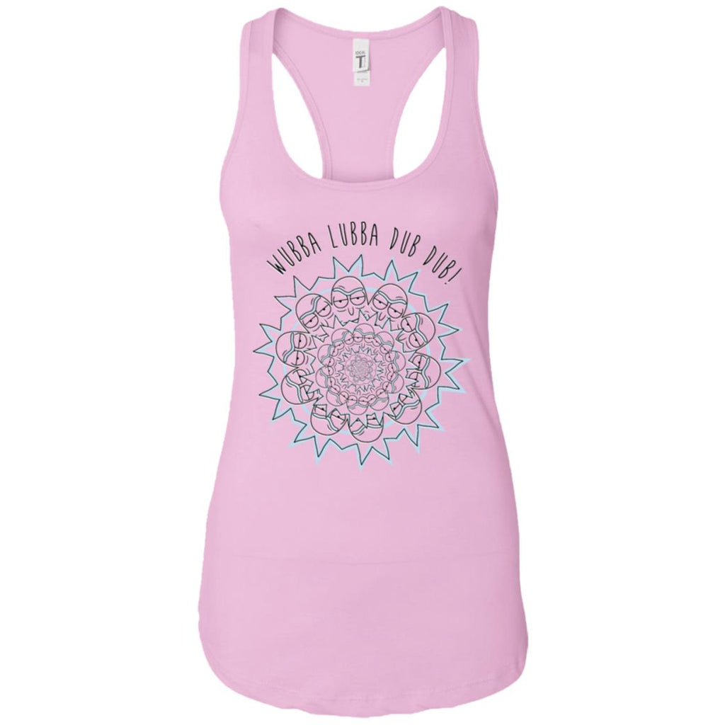 Rick And Morty Wubba Lubba Dub Dub Slogan Women Tank