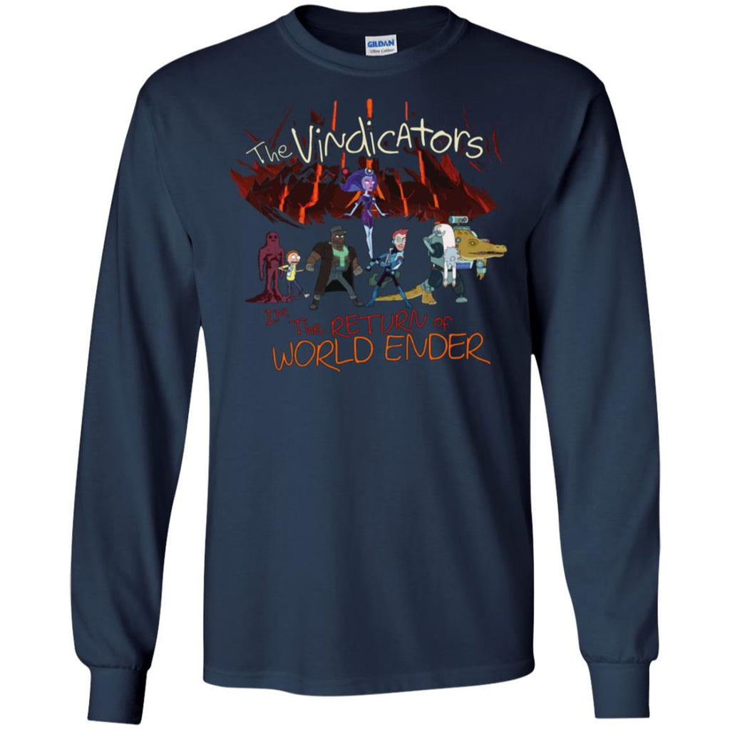 Rick And Morty The Vindicators Men Long SLeeve Shirt